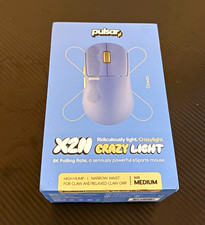 Pulsar X2N Crazy Light Wireless Optical Gaming Mouse 8000 DPI 5Btn Blue M picture