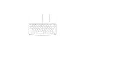 ELECOM Wired Keyboard Lightning Connector JIS Layout Silent White TK-LCM02 picture
