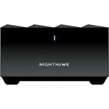 BLACK - NETGEAR MK63-100NAR NIGHTHAWK HOME MESH WIFI6 SYSTEM 3PACK picture