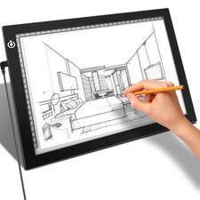 A4 Light Box for Tracing – Ultra-Thin LED Table with Adjustable Black  picture