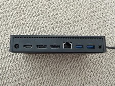DELL D600 Docking Station USB 3.0 USB-C W/130w Power Adapter 4K picture
