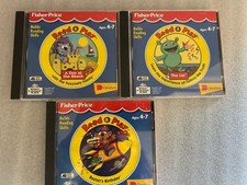 Rare Hard to Find Fisher Price Read & Play Lot 3 vintage Cd Rom PC Sought-after picture