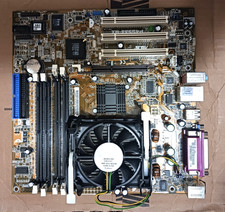 Motherboard P4 ASUS P4S533-MX-UAYZ Rev:2.00 + CPU + FAN - USED - GOOD - CLEAN picture