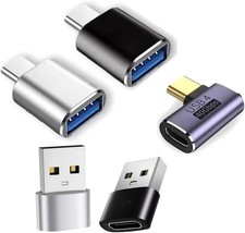USB Adapter 5-Pack, USB a to C Female Adapter & 10Gbps USB C Male to USB 3.1 Fem picture