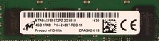 Micron 4GB 1Rx8 PC4-2400T-RDB-11 ECC REG Server Memory MTA9ASF51272PZ-2G3B1II picture