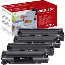 4PK For CRG137 Canon 137 Toner Cartridge imageCLASS MF236n MF232w MF244dw MF212w picture