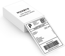 BPA-Free 4x6 Thermal Printer Labels - 220 Pack with Strong Adhesive for Delivery picture