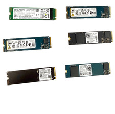 Lot of 6 Mix Major Brands Fast  256GB Solid State Drive  NVME M.2 2280 SSD picture