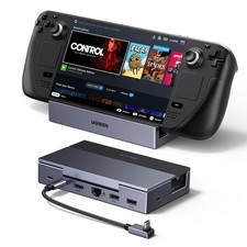UGREEN Steam Deck Dock 6-in-1 4K@120Hz HDMI 2.1, 100W PD Grey picture