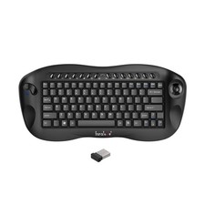 Banalove 2.4GHz Wireless Mini Portable Keyboard with Built-in Trackball Mouse... picture