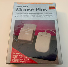 Vintage 1991 Memorex Mouse Plus for Microsoft & IBM (Seal Scuffs) picture