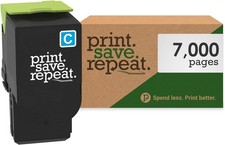 Print.Save.Repeat. Lexmark 78C1UC0 Cyan Ultra High Yield Toner Cartridge +++MORE picture
