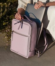 NWT Calpak Kaya 15 inch Laptop Backpack in Lavender 15.5” x 11.5” x 4.25” picture