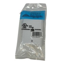 Allen Tel ATP AT697B-NK-15 Flush Mount Wall Jack Faceplate 8 Conductor White picture