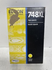 Epson 748XL Yellow Ink - New Sealed Genuine Exp 10/2027 picture
