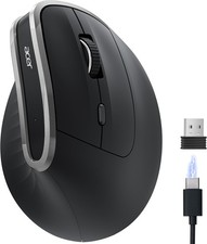Acer Ergonomic Vertical Wireless Mouse 2.4GHz USB 1600 DPI NEW -  picture