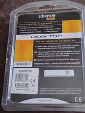 Kingston Technology 1GB RAM pc3200 memory chip 400mhz ddr kvr 400/1gr NEW SEALED picture