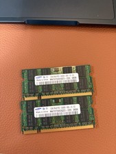 Samsung 2GB 2Rx8 PC2-5300S-555-12-E3 DDR2 RAM 200 PIN SODIMM x 2 picture