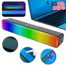 Desktop Speaker RGB Wireless Speaker Bluetooth-Compatible with Subwoofer for PC picture