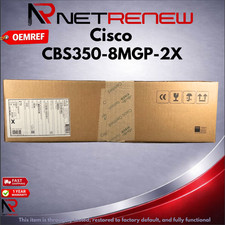 Cisco Refresh CBS350-8MGP-2X 2.5G + 10G Uplink 8‑Port Managed MGig PoE+  Switch picture