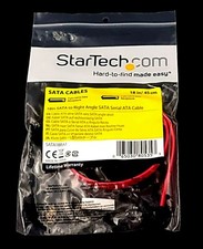StarTech 18in SATA to Right Angle SATA Serial ATA Cable SATA18RA1 picture