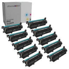 10PK CE250A 504A for HP BLACK Laser Toner Cartridge LaserJet CM3530fs CP3525dn picture