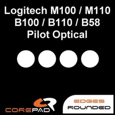 Corepad Skatez Logitech M100 M110 B100 B110 B58 Pilot Optical Mouse Feet Teflon picture