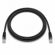 CAT5E-10FT-BK-PK50 Snagless RJ45 10 FT Black Ethernet Patch Cable, Pack of 50 picture