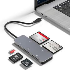 Cfast Card Reader, USB C Cfast 2.0 Card Reader 5Gbps 5-In-1 Memory Card Reader picture