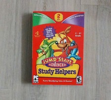 JumpStart Advanced Study Helpers (2 CD Set Math Booster/Spelling Bee) - New Box picture