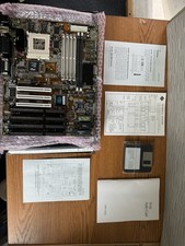 Soyo, SY-5VX2 Motherboard and 3.5” Disk Pack Preowned Sold As Parts Or Repaired picture