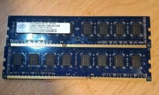 Nanya NT2GC64B88B0NF-CG 4GB 2 x 2GB PC3-10600U DDR3 1333 Desktop Memory Kit picture