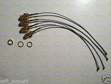 4 LONG Mini PCI U.FL to RP-SMA Antenna WiFi Pigtail Cable Any Length picture