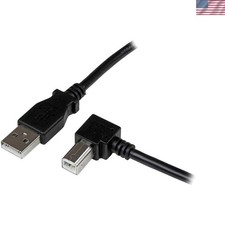 StarTech 2m USB 2.0 USB-A to Right Angle USB-B Cable - M/M picture