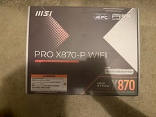 🔥NEW MSI Pro  Motherboard AMD Ryzen 9000/8000/7000 AM5 DDR5 PRO X870-P WIFI picture