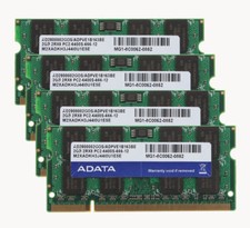 Adata 8GB 4X 2GB 2 GB PC2-6400S DDR2 800Mhz SODIMM Laptop RAM Memory CL6 Non-Ecc picture