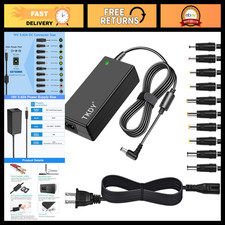 19V DC Power Supply Charger 3.42A for Laptop & LCD Monitor, 10 Tips, 45W-65W picture