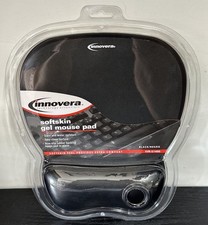 INNOVERA SOFTSKIN GEL MOUSE PAD BLACK IVR-51450 *NEW* picture