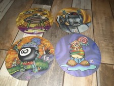 LOT OF FOUR Vintage Round Mouse Pad NOS Rare 8 Ball Aliens LOOK RARE picture