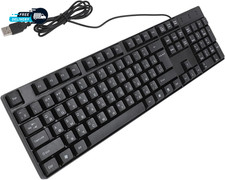 USB Wired Minority Language Keyboard (Russian English) 104 Keys 1.5M Cable picture