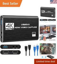 Versatile 4K HDMI Capture Card - Ideal for Gaming, Streaming & Content Creation picture
