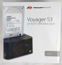 NEW NewerTech Voyager S3 2.5 3.5 Drive Dock USB 3.0 Interface SATA black picture