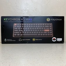 Keychron K3 Max Wireless Mechanical Keyboard All-Wood Special Edition (Red Pom) picture