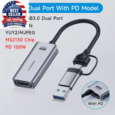 USB 3.0 Video Capture Card with 100W PD for Meta Quest 3 Ipad HDMI to Usb/Type-C picture