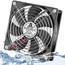 GDSTIME 120mm x 25mm 12V DC IP67 Waterproof Fan 2Pin Dual Ball High Speed picture