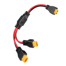 XT60 Y Splitter Cable 12AWG 1 Female to 2 Male Parallel Adapter,1Ft picture