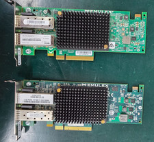 Lot of  3 EMULEX P005414-02B 005630-06A 10GB DUAL PORT PCI-E NETWORK  CARD picture