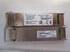 Lot of 2 Finisar and Juniper Transceivers FTLX8511D3-10GBASE+SR/SW 1200-Mx-SN-1 picture