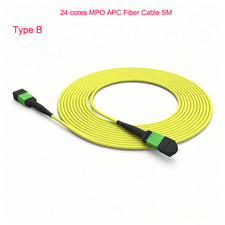 1M~80M MPO 24 Fiber Trunk Fiber Patch Cord G657A1 SM Type B Cable Data Center picture