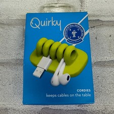Quirky Cordies Green Desktop Cable Cord Organizer PCORP-GR01 NEW In Box picture